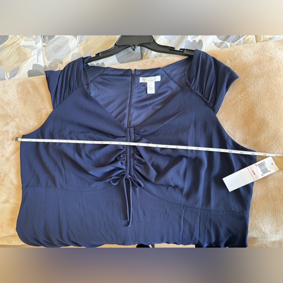 LONDON TIMES PLUS DRESS. SIZE 22  FIT AND FLARE CURVY DRESS. LINED. New with tag - Picture 11 of 16